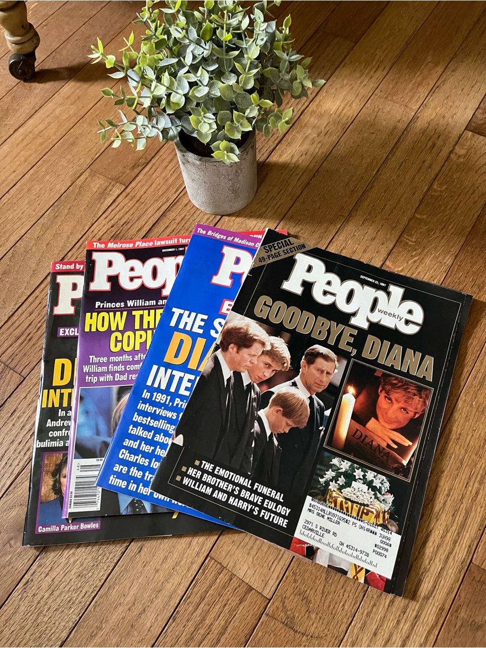 People Magazine Princess Diana Tribute Lot
